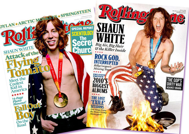 Shaun White a Rolling Stones magazin címlapján