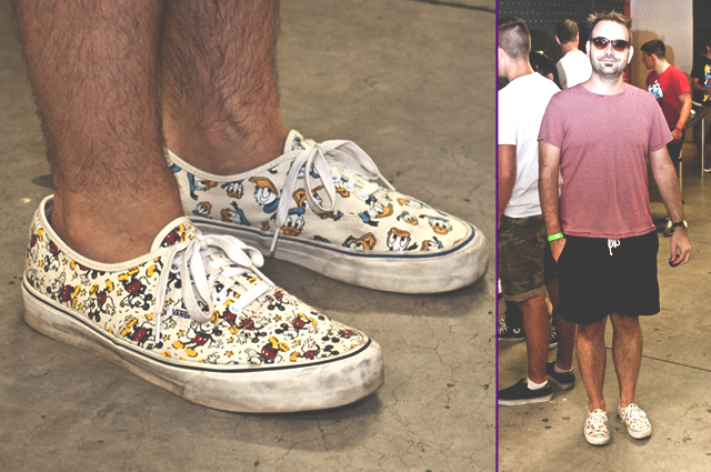 Sneaker Street Style @ Kicks R Good: Gerrison Vans Authentic Disney cipőben