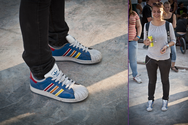 Sneaker Street Style @OSG14: Mária Superstar II cipőben