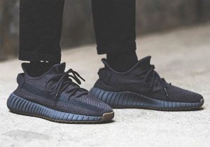 Yeezy 350 V2 Cinder on feet