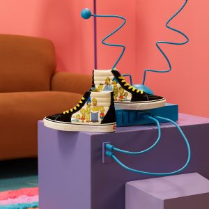 The Simpsons 1987 vs. 2020 Vans Sk8-Hi (VN0A4BV617E)
