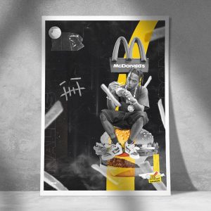 Travis x McDonald's (Grafika: @sadboiartworks)