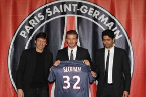 David beckham érkezése