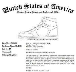 Nike-Jordan-1-trademark-USPTO-1