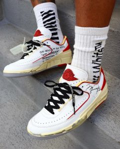 Off White Air Jordan 2 (Fehér-piros)